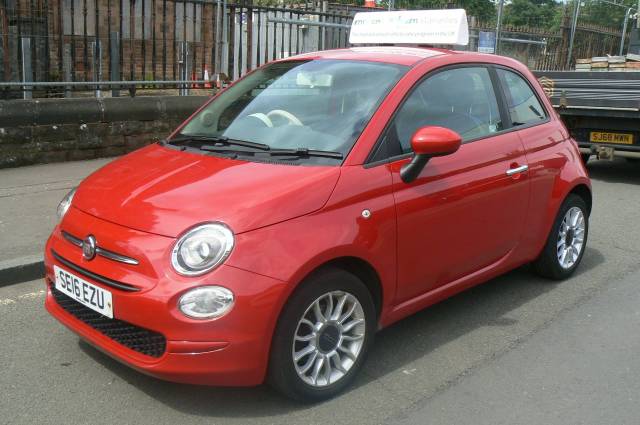 Fiat 500 1.2 Pop Star 3dr Hatchback Petrol Red